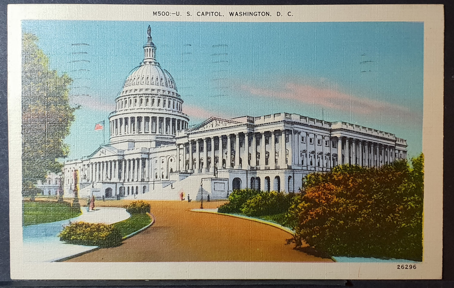 (image for) postcard USA - DC - District of Columbia #0005